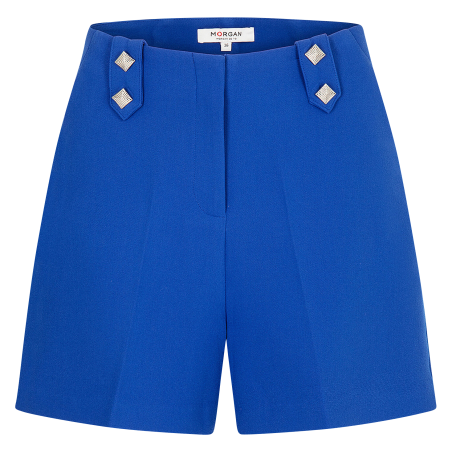 SHESK.F - Short recto en azul