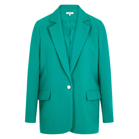 VIANO.F - Chaqueta recta de sastre en verde