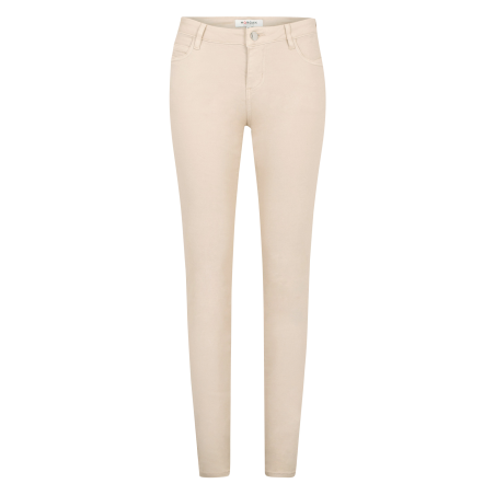 PETRA1 - Vaquero slim en beige