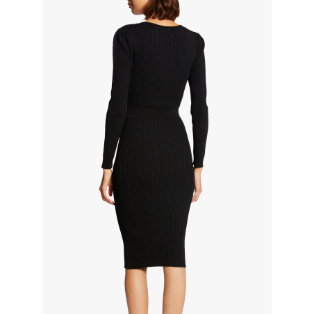 RMBIZ - Vestido midi de punto en negro