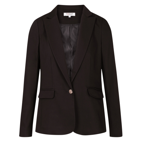 VLIME.F - Chaqueta sastre recta abotonada en negro