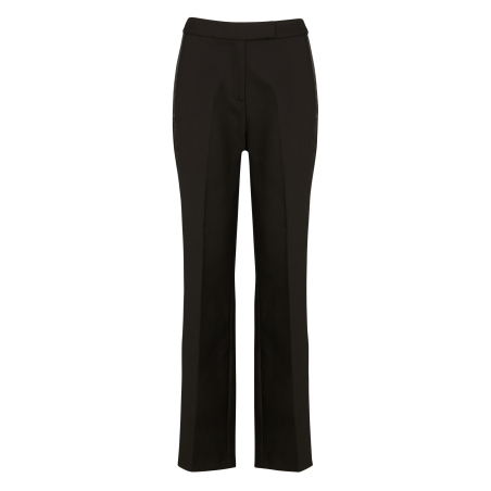 PFIBY.F - Pantalón ajustado de algodón mezclado en negro