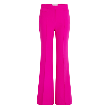 PAROI.F - Pantalón bootcut con pinzas en rosa