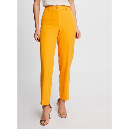 PRELI.F - Pantalón ajustado de pinzas en naranja