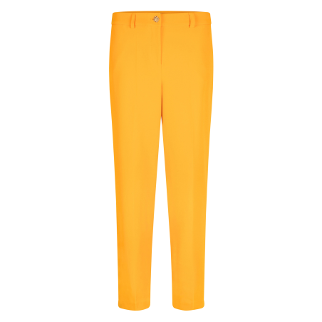 PRELI.F - Pantalón ajustado de pinzas en naranja