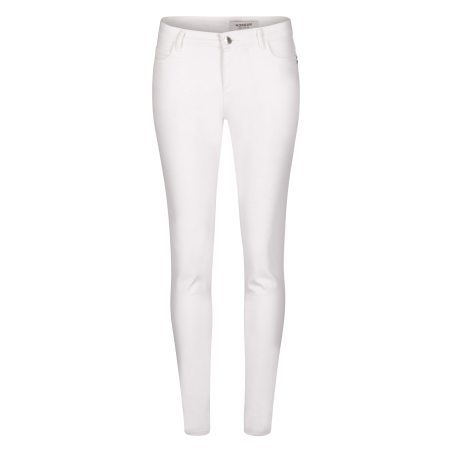 PETRA1 - Vaquero skinny de talle bajo en blanco