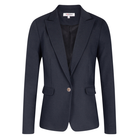 VLIME.F - Chaqueta sastre recta abotonada en azul