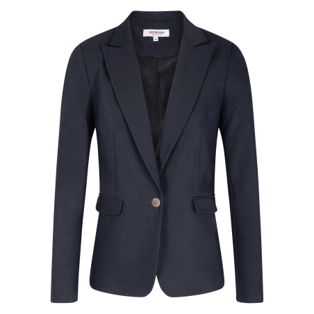 VLIME.F - Chaqueta sastre recta abotonada en azul