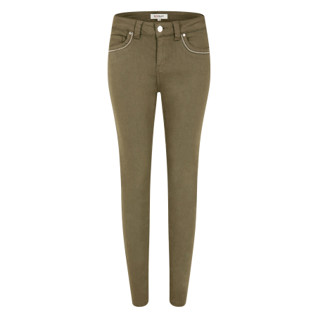 PIZZY1 - Vaquero skinny de mezcla de algodón en verde