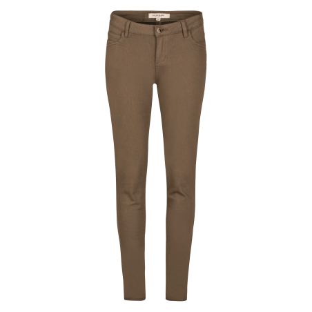 PETRA - Pantalón skinny de talle bajo en verde