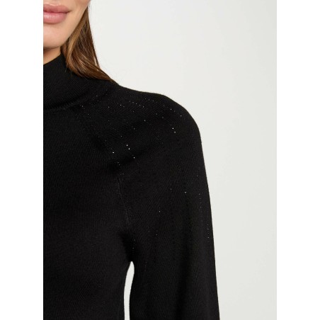 MPRETTY - Jersey con cuello redondo en negro