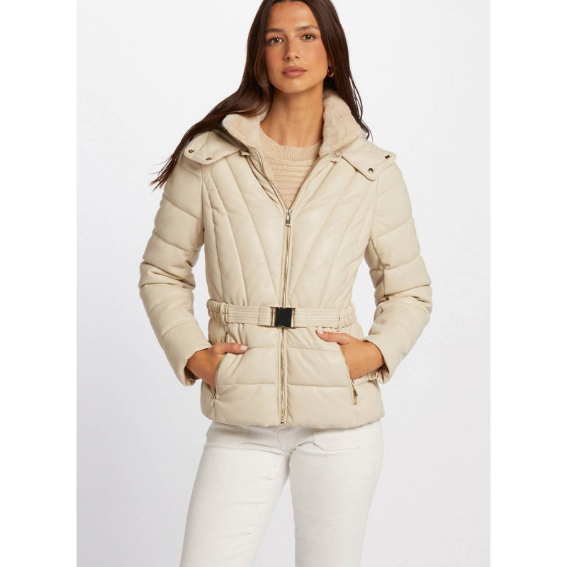 GUINEE - Anorak ajustado con capucha en beige