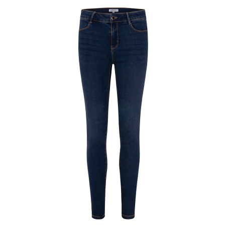 PARDA - Vaquero slim fit oscuro de mezcla de algodón en azul