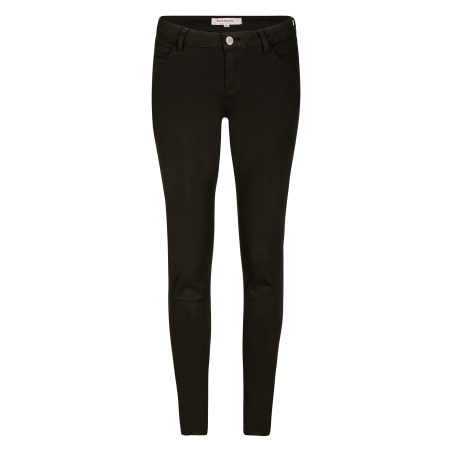 PETRA - Pantalón skinny de talle bajo en negro